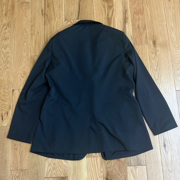 DKNY black long line blazer size Large - Picture 4 of 4